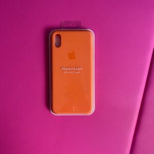 Apple iPhone XS Max Silicone Case - Orange